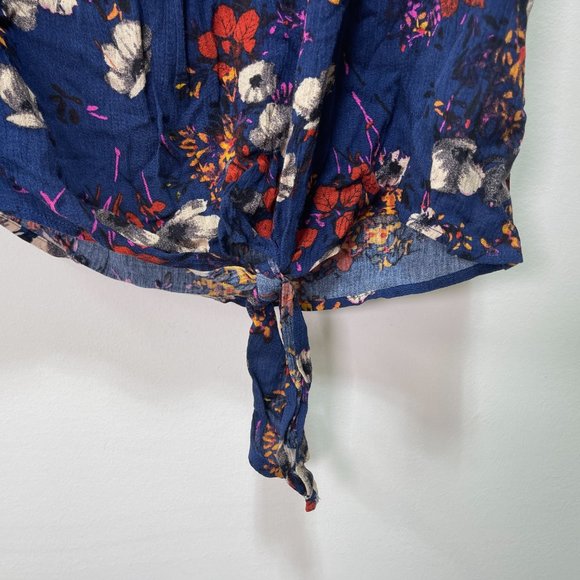 Mossimo Supply Co. One Shoulder Floral Top sz S - Picture 4 of 7